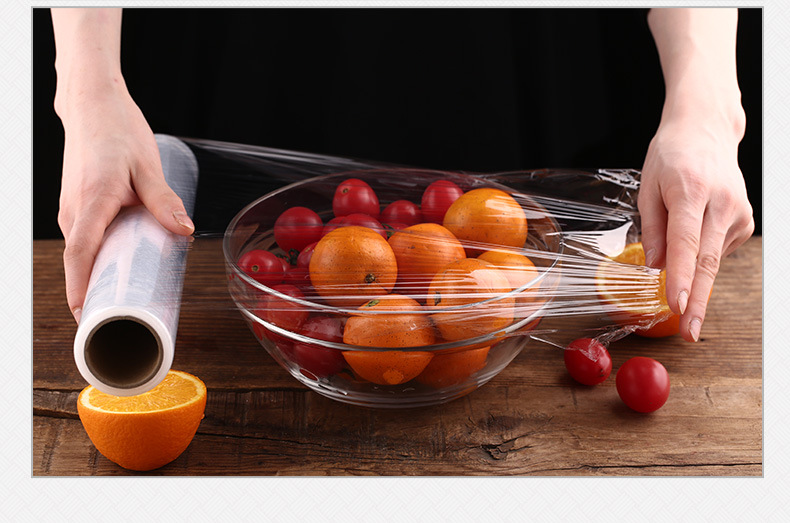 烤乐仕 pe保鲜膜100米 厨房水果蔬菜保鲜膜 家用经济保鲜膜