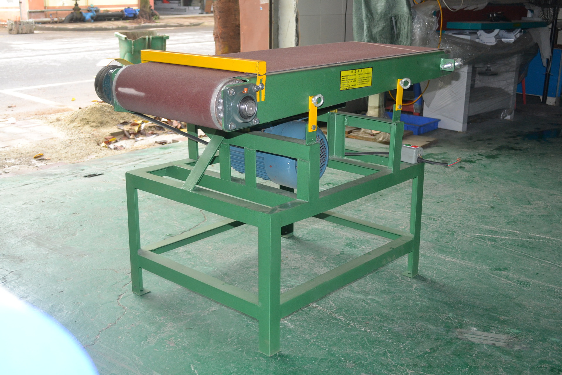 平板平面砂带机 自动 砂带机 2460*400,4kw 抛五金 砂带抛光机