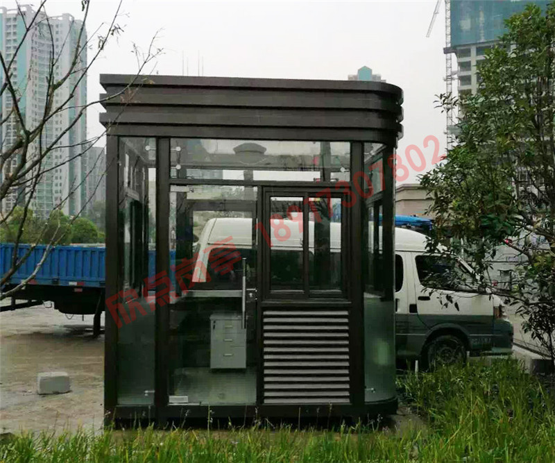 钢结构岗亭定做批发小区物业成品保安亭值班室彩钢可移动治安岗亭