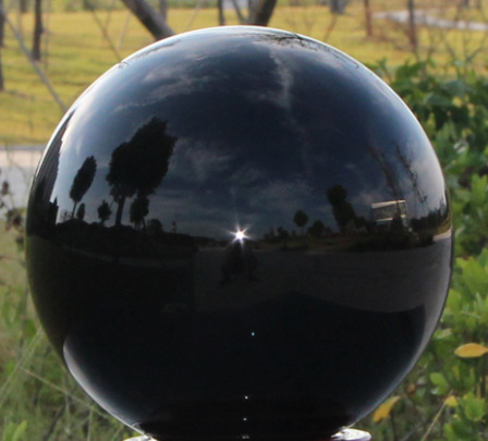 厂家直销高档水晶球 摄影球 家居酒店摆件 黑色玻璃球