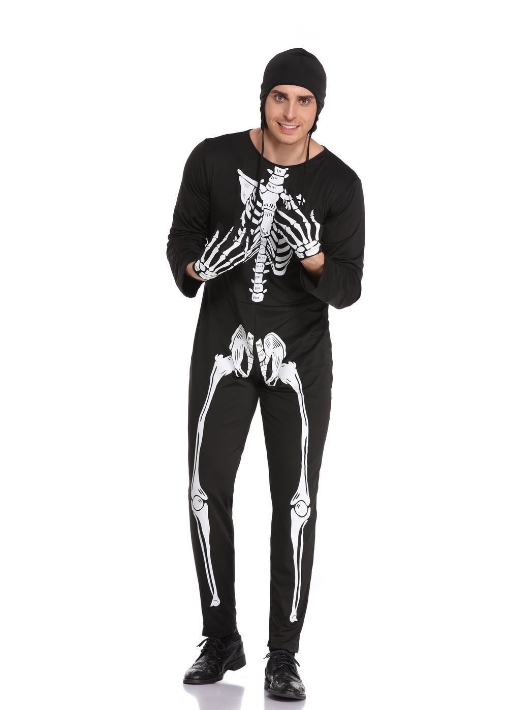 【姚心田】新款万圣节服装成人男 恶鬼男骷髅鬼怪演出服 男僵尸