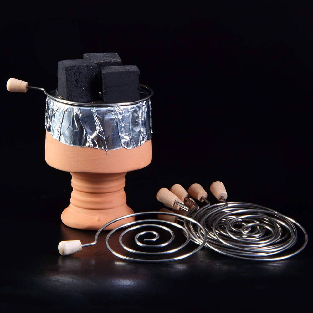 阿拉伯水烟配件 免锡纸隔炭片 碳锅烟锅隔酒吧 隔碳片水烟烟碳