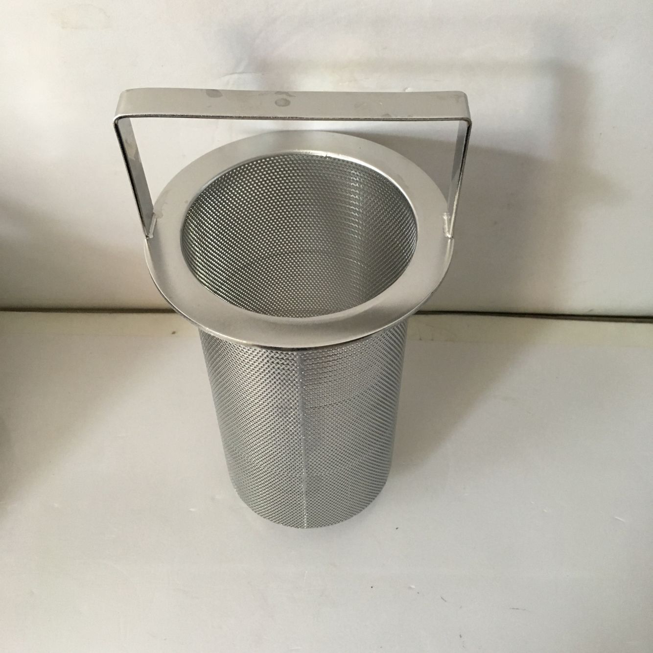 厂家定制提篮滤筒金属过滤筒304 双耳式过滤筒 不锈钢滤筒