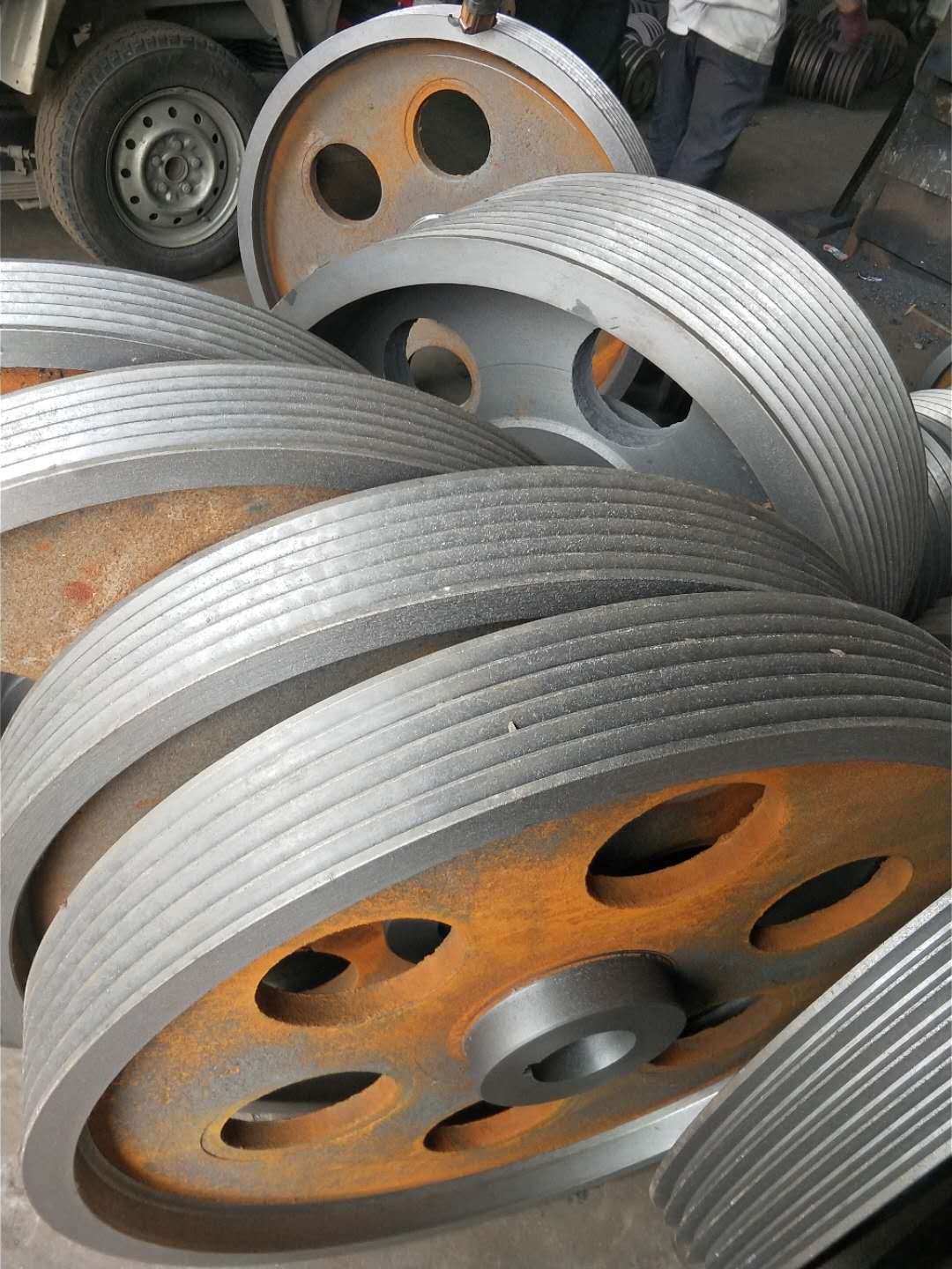 国标皮带轮槽 900x6槽5v精密皮带轮 多槽皮带轮