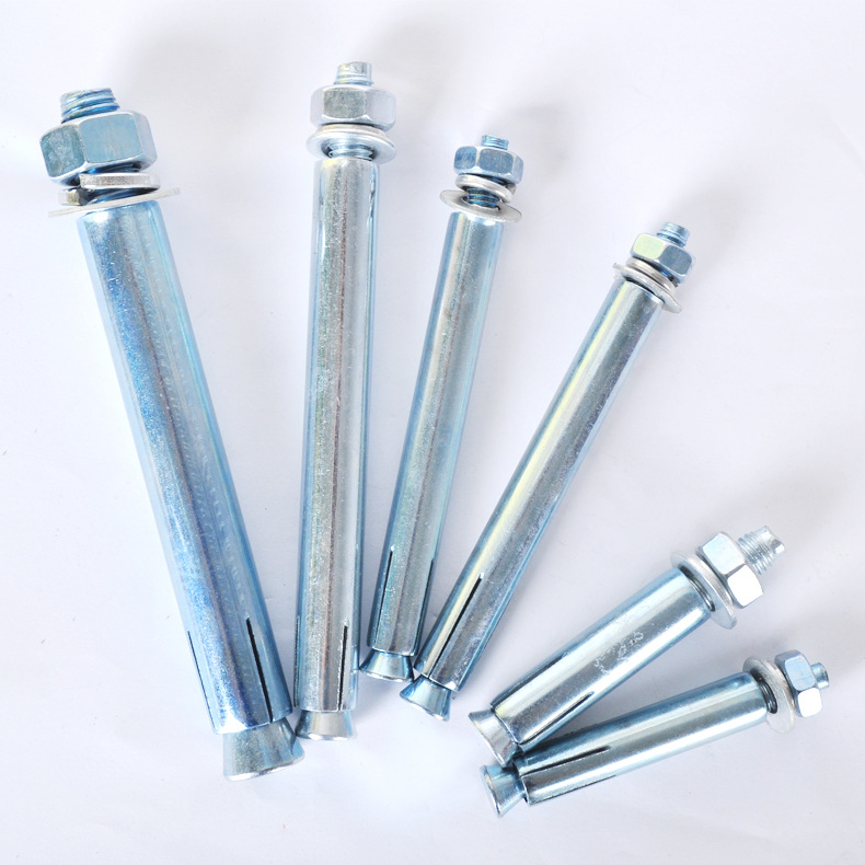 镀锌蓝白金属大头膨胀丝 可定制加长拉爆膨胀螺栓 现货直销