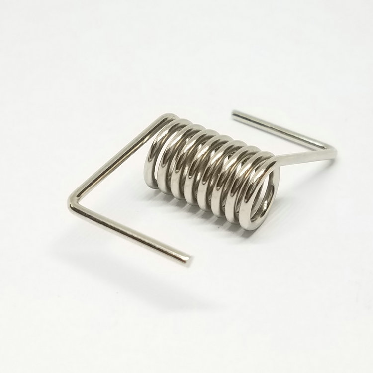 8夹子扭簧 扭力弹簧 镀镍扭簧 扭转弹簧加工