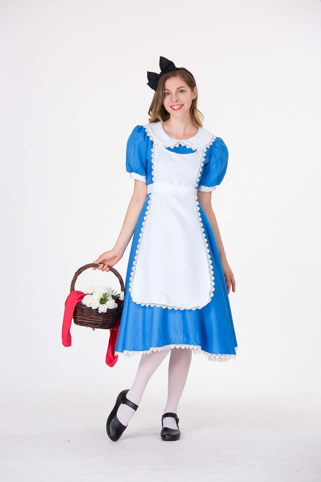 万圣节成人女仆服装女佣装角色扮演舞台演出服装咖啡厅服务员制服