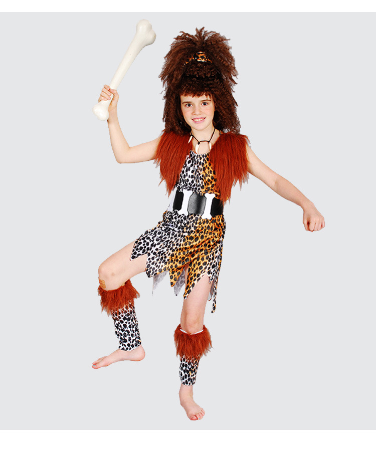 野人cosplay服装舞会演出原始人扮演服装印第安人原始人服装