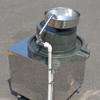 家用电动石磨机 石盘式电动石磨 原汁原味家用电动米浆石磨机