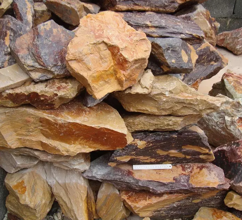 天然原石料叶腊石木纹图纹石摆件印章石料奇纹品种石料寿山石批