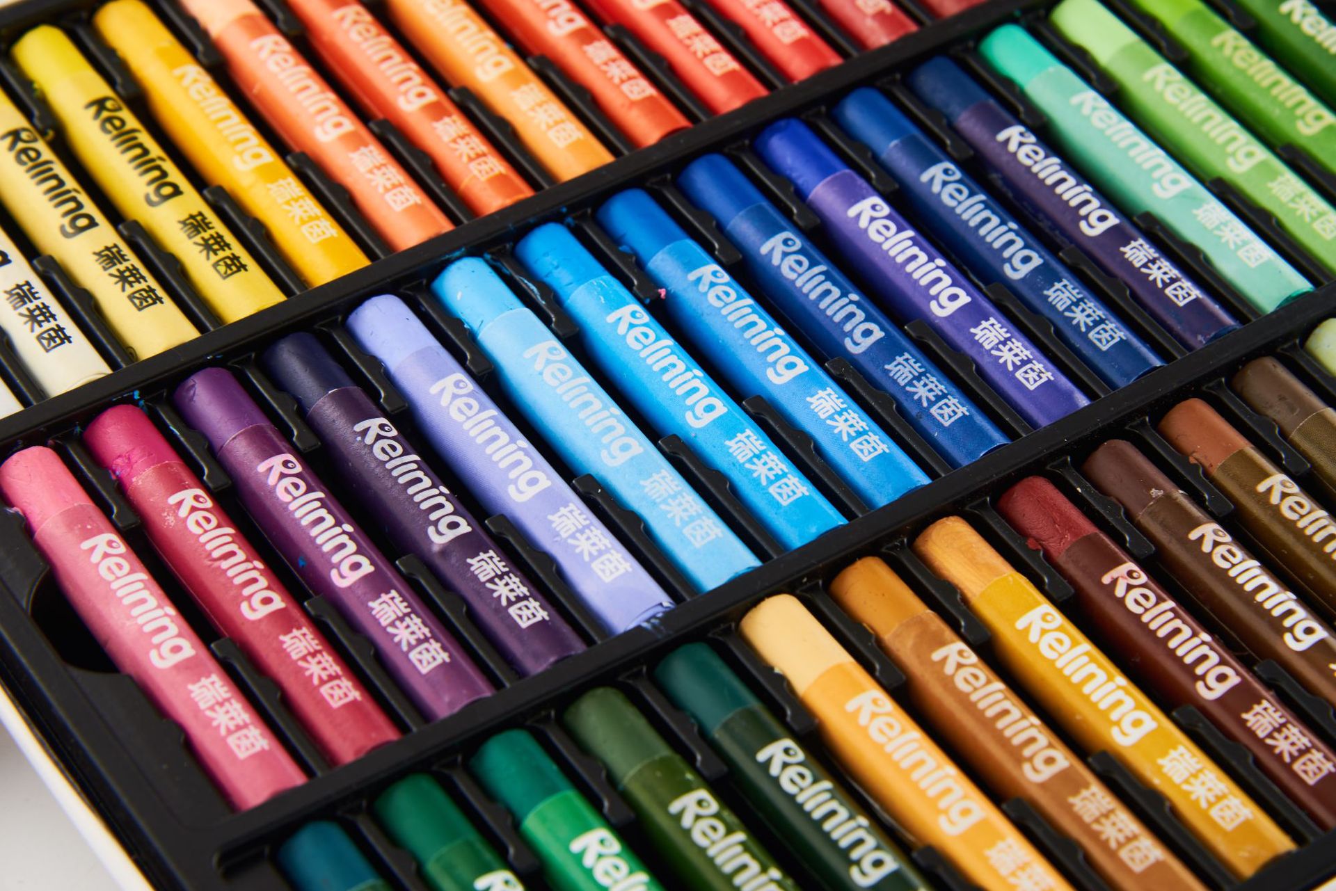 瑞莱茵浓彩油画棒 油画棒儿童画笔 浓彩可水洗重彩油画棒