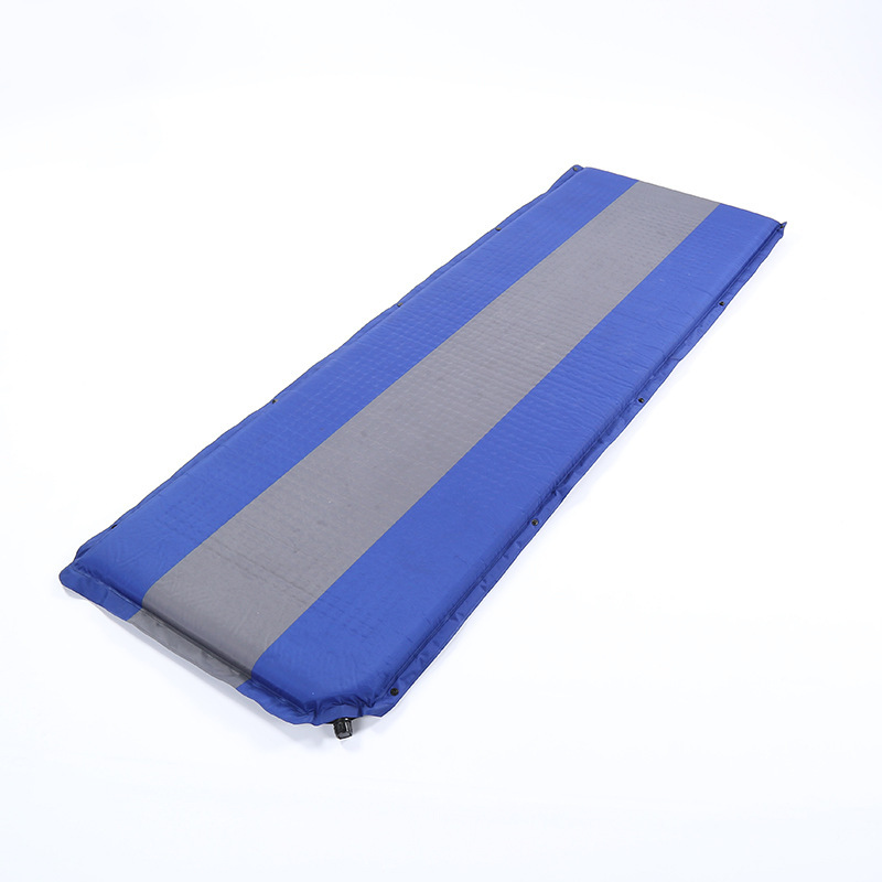 Sports Outdoor Automatic Inflatable Mattress plus Snap Fastener Splicing Moisture Proof Pad Mountain Camping Mat Factory Direct Sales