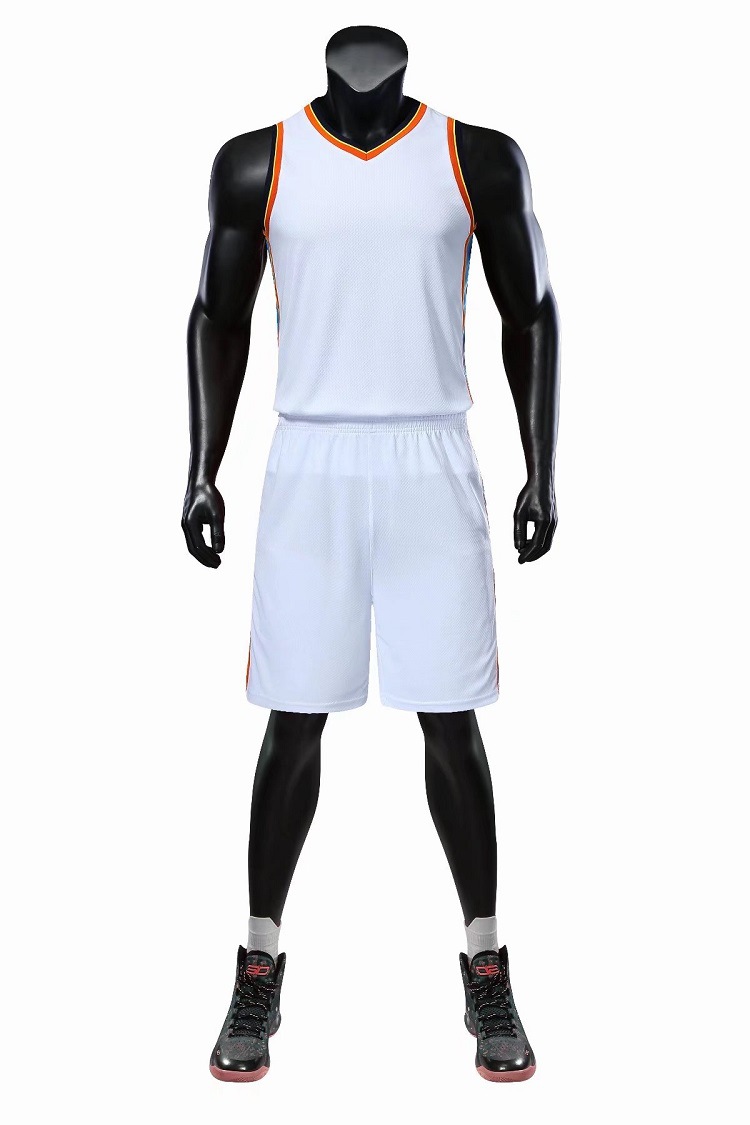 新赛季雷霆队空白版篮球服威少0号安东尼7号球衣可定制logo印字号