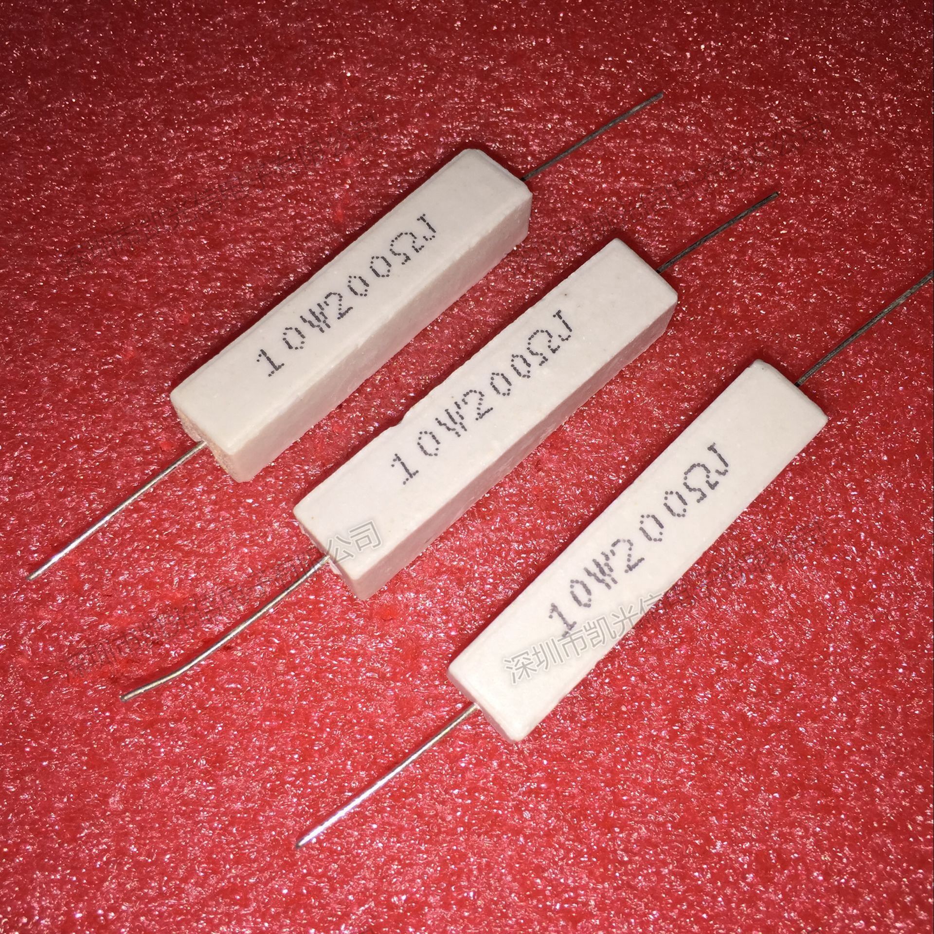 sqp 卧式水泥电阻 10w200欧 10w200Ωj 10w200rj 陶瓷电阻