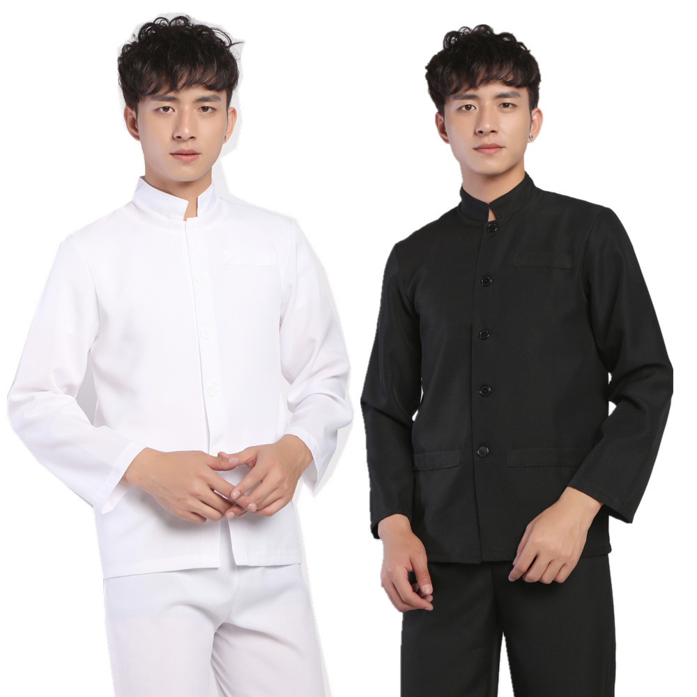 民国风五四青年装毕业季舞台表演服学生装中山装厂家直销