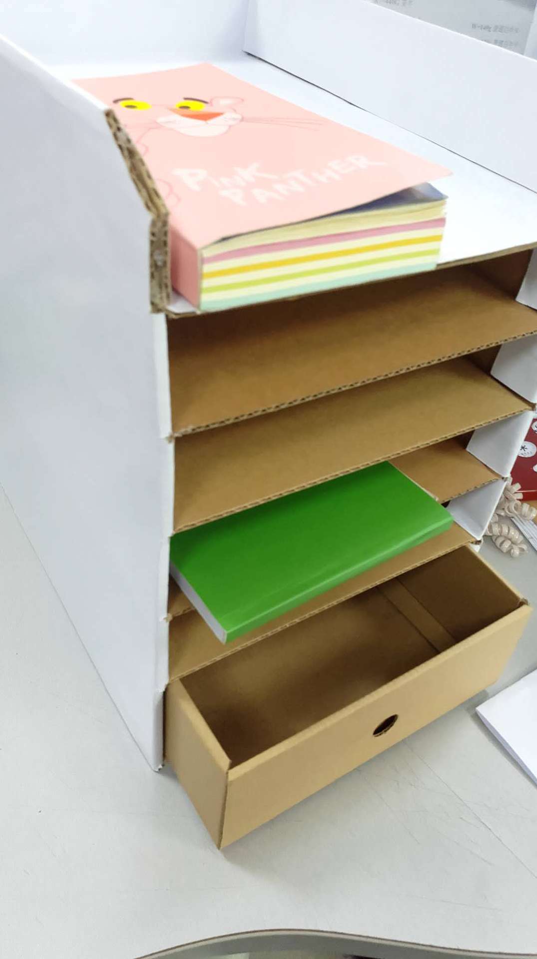 专业厂家定制办公文件纸货架纸展示架瓦楞纸货架落地式货架批发