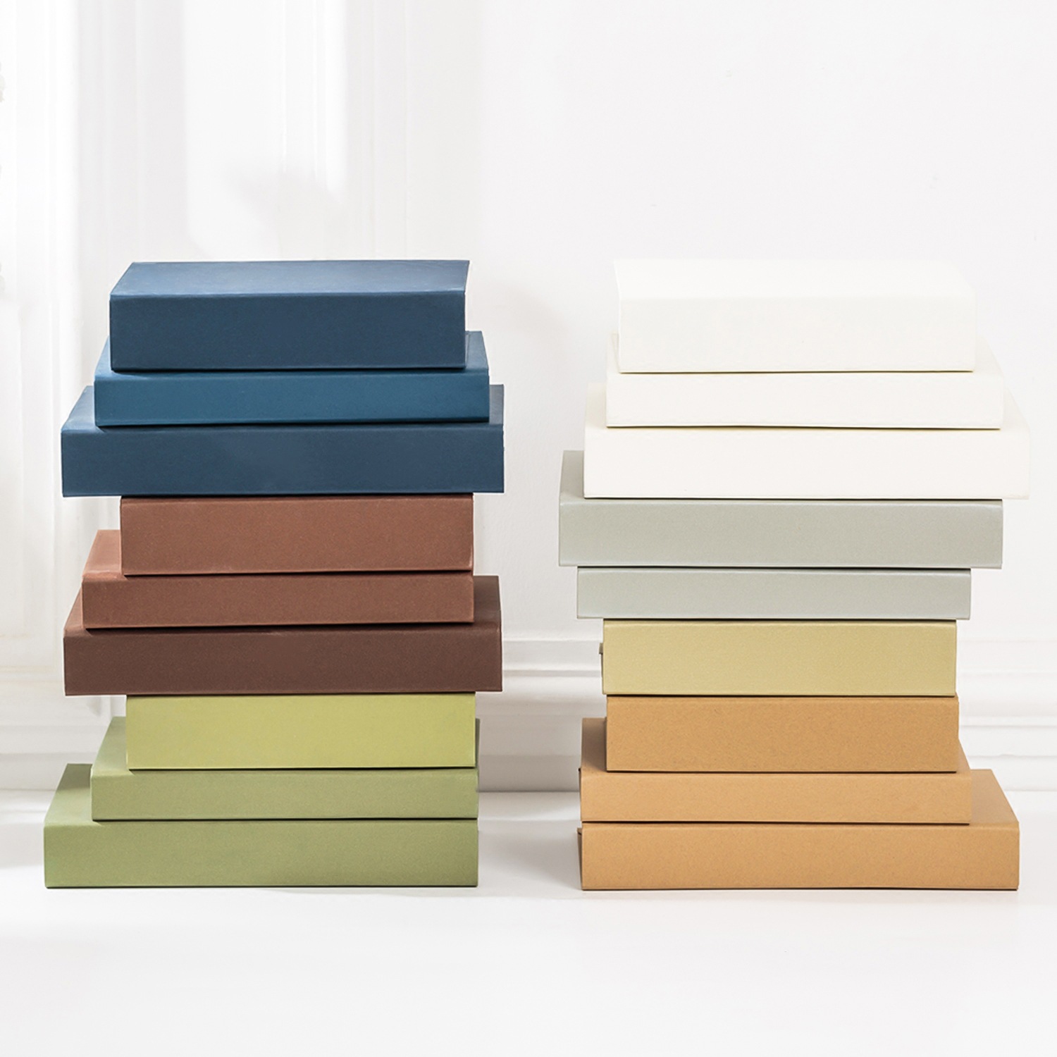 纯色假书仿真书摆件样板房展厅模型道具书壳办公室饰品摆设装饰书