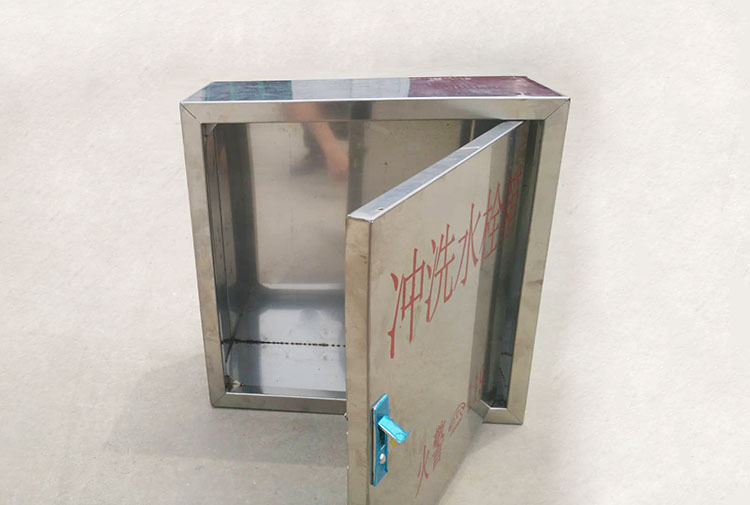 订做冲洗水栓箱 碳钢不锈钢消防箱 煤矿地铁电厂用冲洗卷盘箱