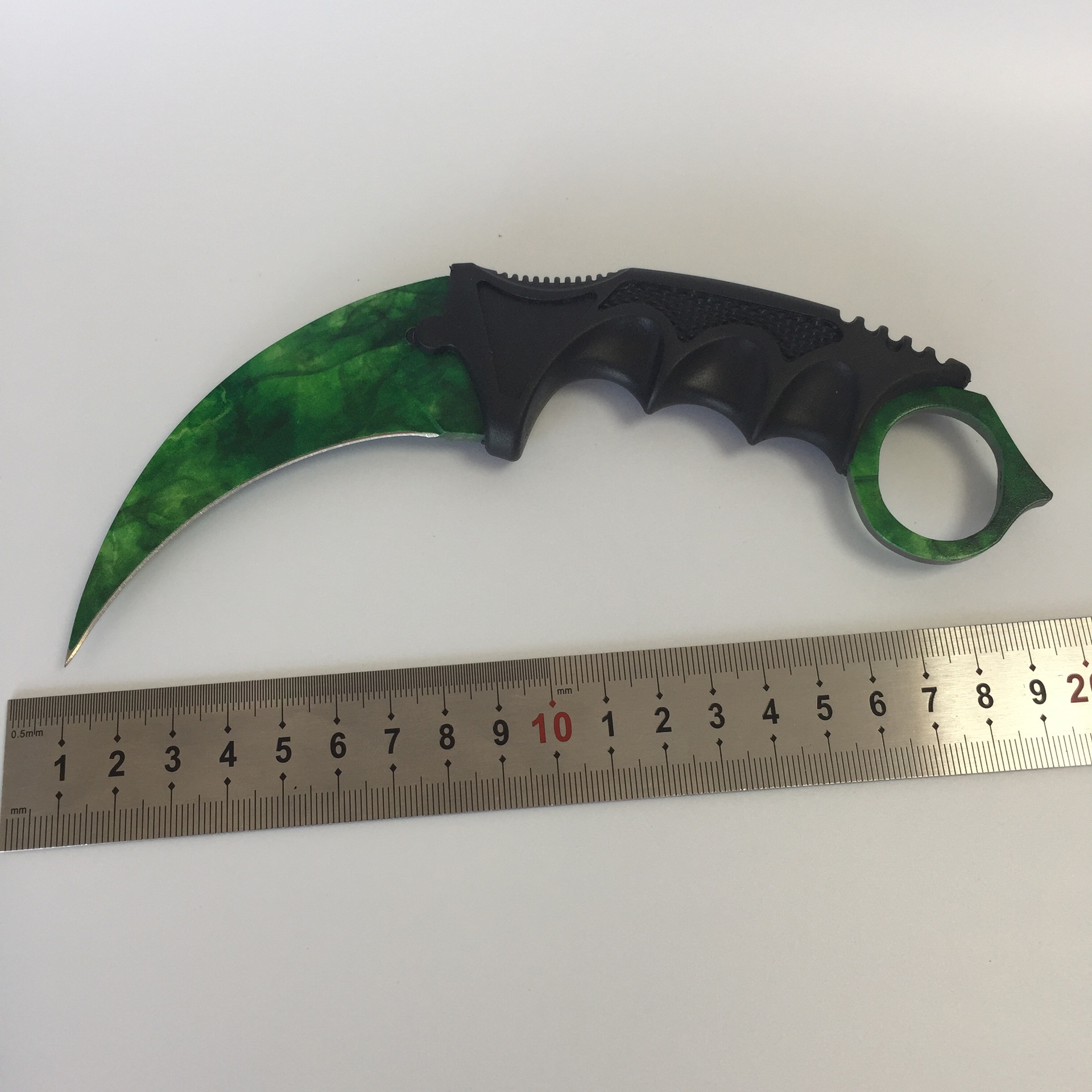 丛林绿 爪刀户外cs迷你刀 csgo爪子户外刀 野营 弯刀 工厂直卖