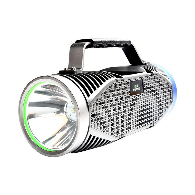 战狼 夜钓灯蓝光钓鱼灯40w超亮强光手电筒双光源落地台钓夜光灯