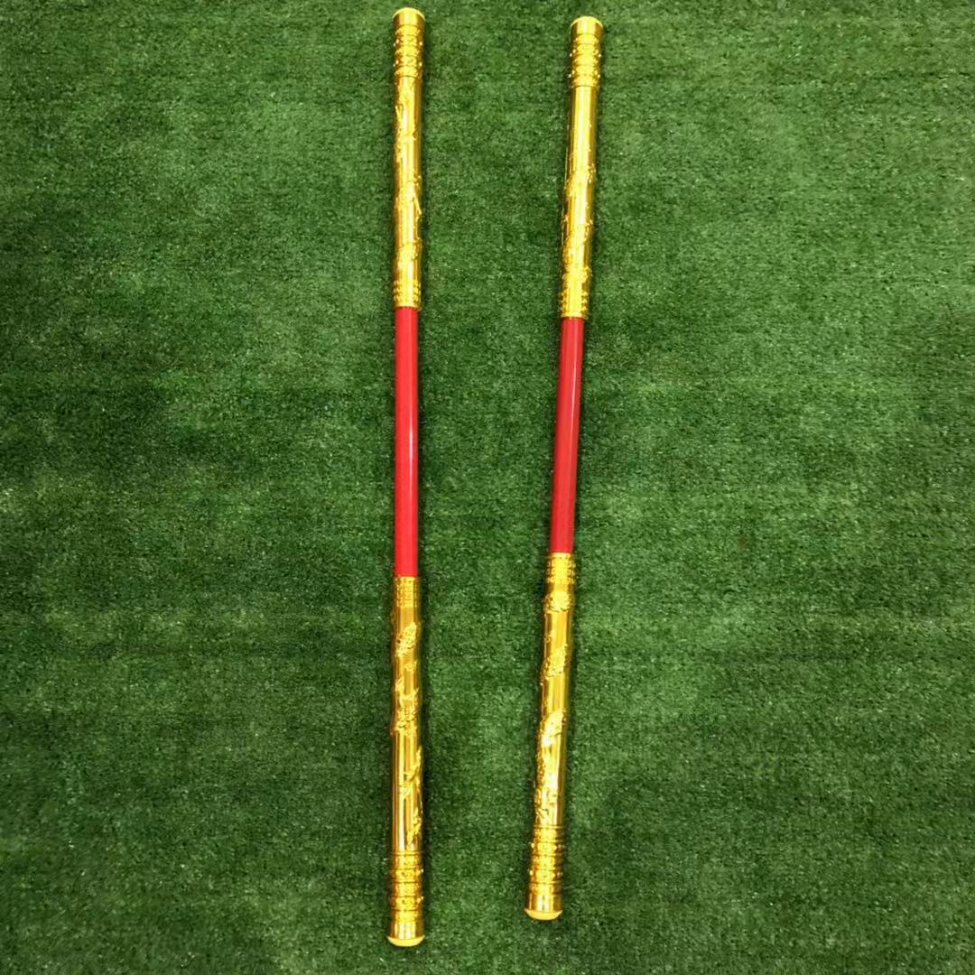 伸缩金棒不锈钢孙悟空如意金箍棒道具成人儿童金箍棒庙会地推玩具