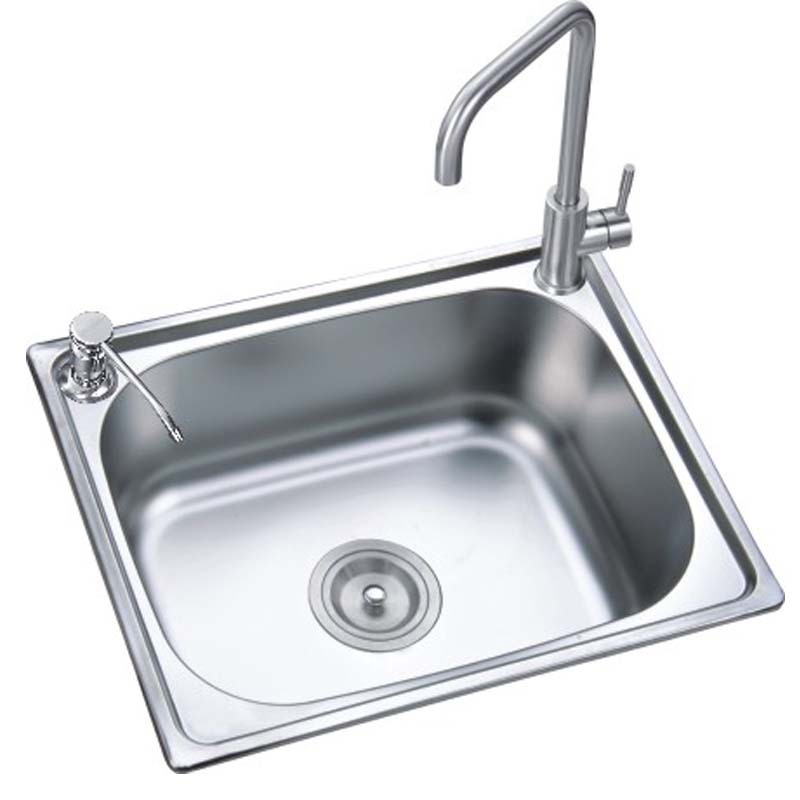 Kitchen Sink Single Sink Washing Basin Stainless Steel Household Sink Vegetable Washing Sink Stainless Steel Sink Single Basin