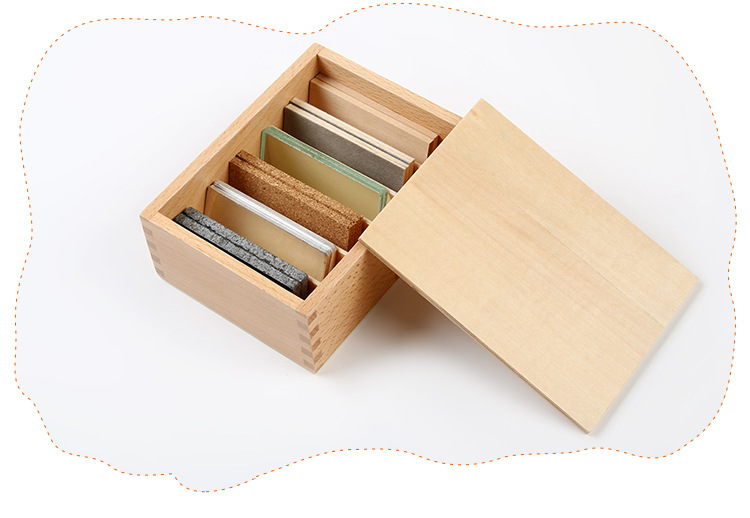 蒙氏教具 国际版温量板温觉温量板幼儿触觉早教感官教具 早教玩具