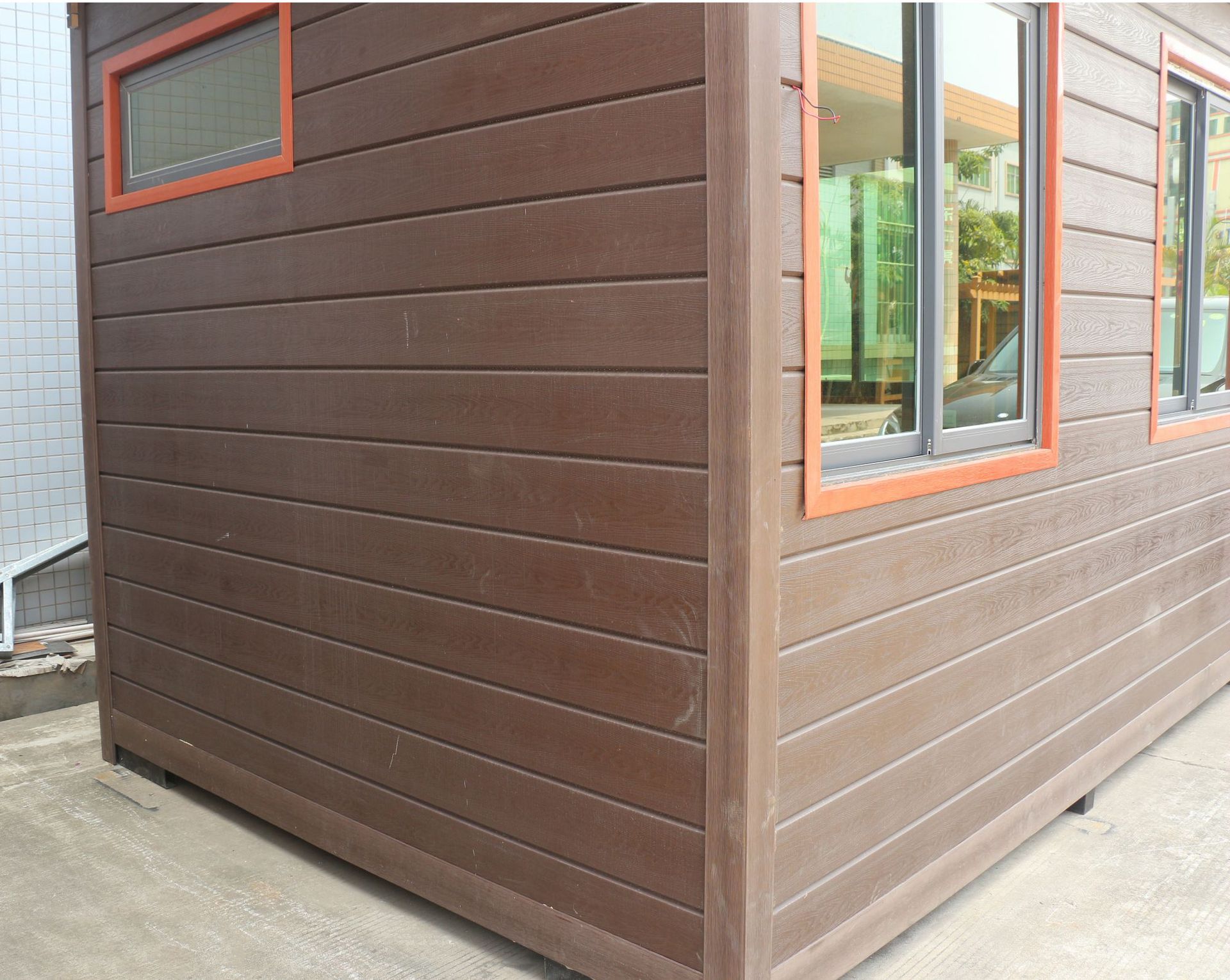 木塑外墙板pvc 木屋墙板 防腐木外墙挂板