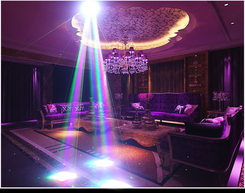 夜店三颗蜂眼灯led灯激光灯包房灯ktv效果灯闪光灯镭射灯舞台灯光