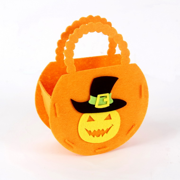 Halloween Handbag Nonwoven Fabric Bag Ghost Festival Children's Gift Candy Bag Halloween Props Supplies Wholesale