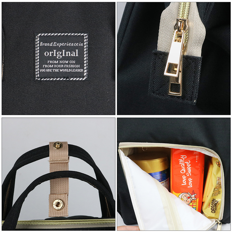 advocator日本大容量多功能防水妈咪包 尿布奶瓶时尚妈妈双肩背包