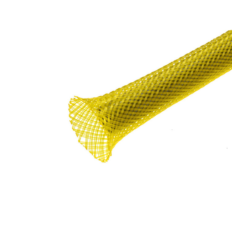 厂家直销白色pet编织套管 蛇皮管 编织网管 sgs认证