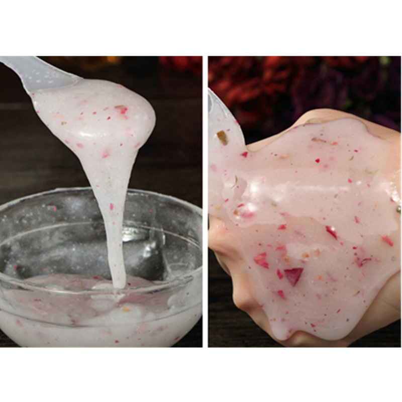 水晶软膜粉玫瑰花瓣面膜粉美容院装保湿补水500克装