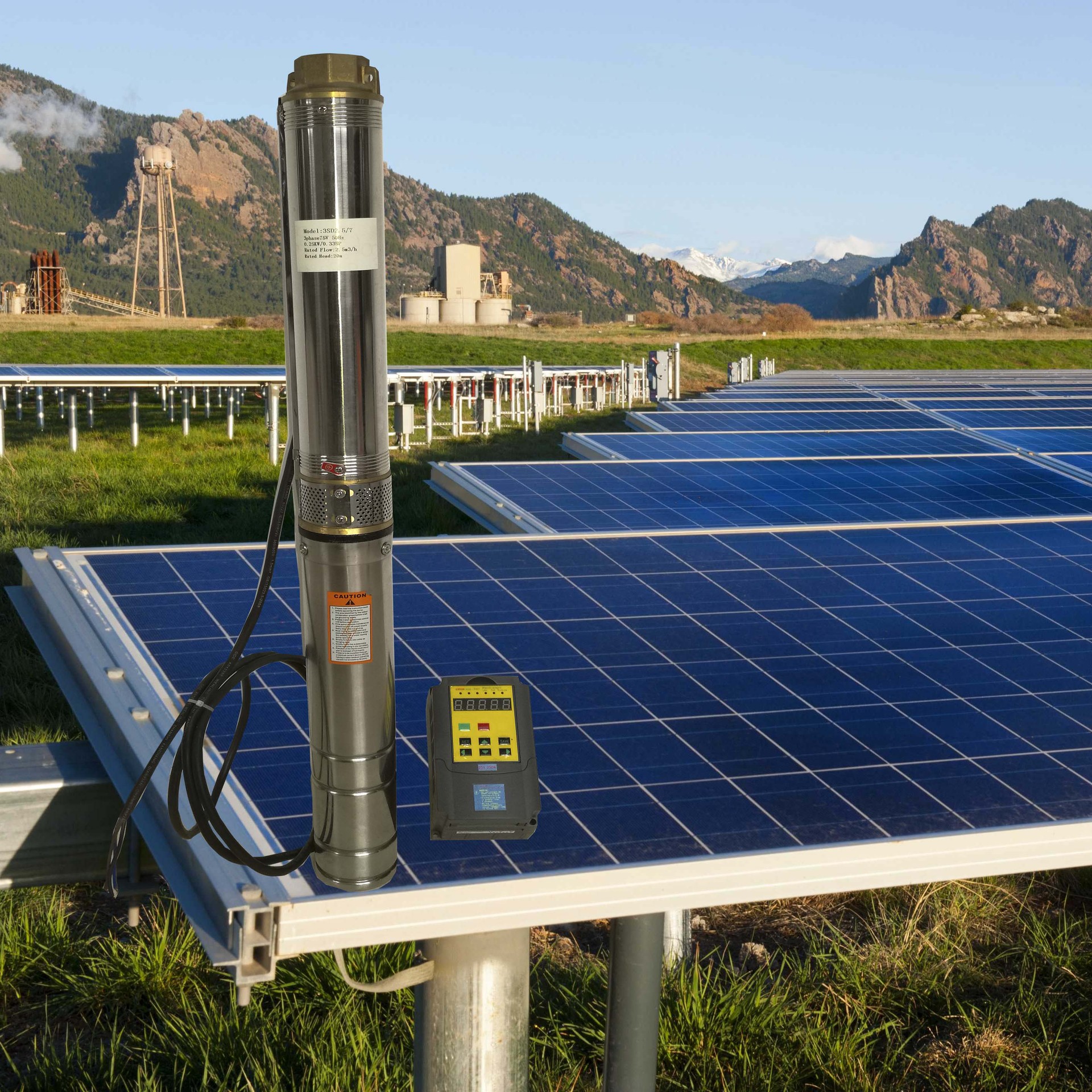 4吨每小时系列太阳能潜水泵农业灌溉离心泵农用家用工用水泵