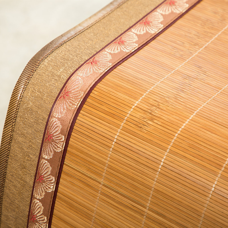 凉席竹藤双面竹席1.5米竹凉席1.8m双人床磨光席1.35折叠藤席子