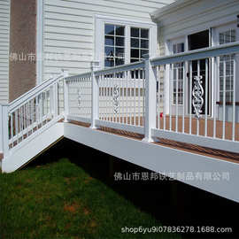 工厂精工高雅欧式白色别墅酒店铁艺阳台露台走廊栏杆铁艺组合栏杆