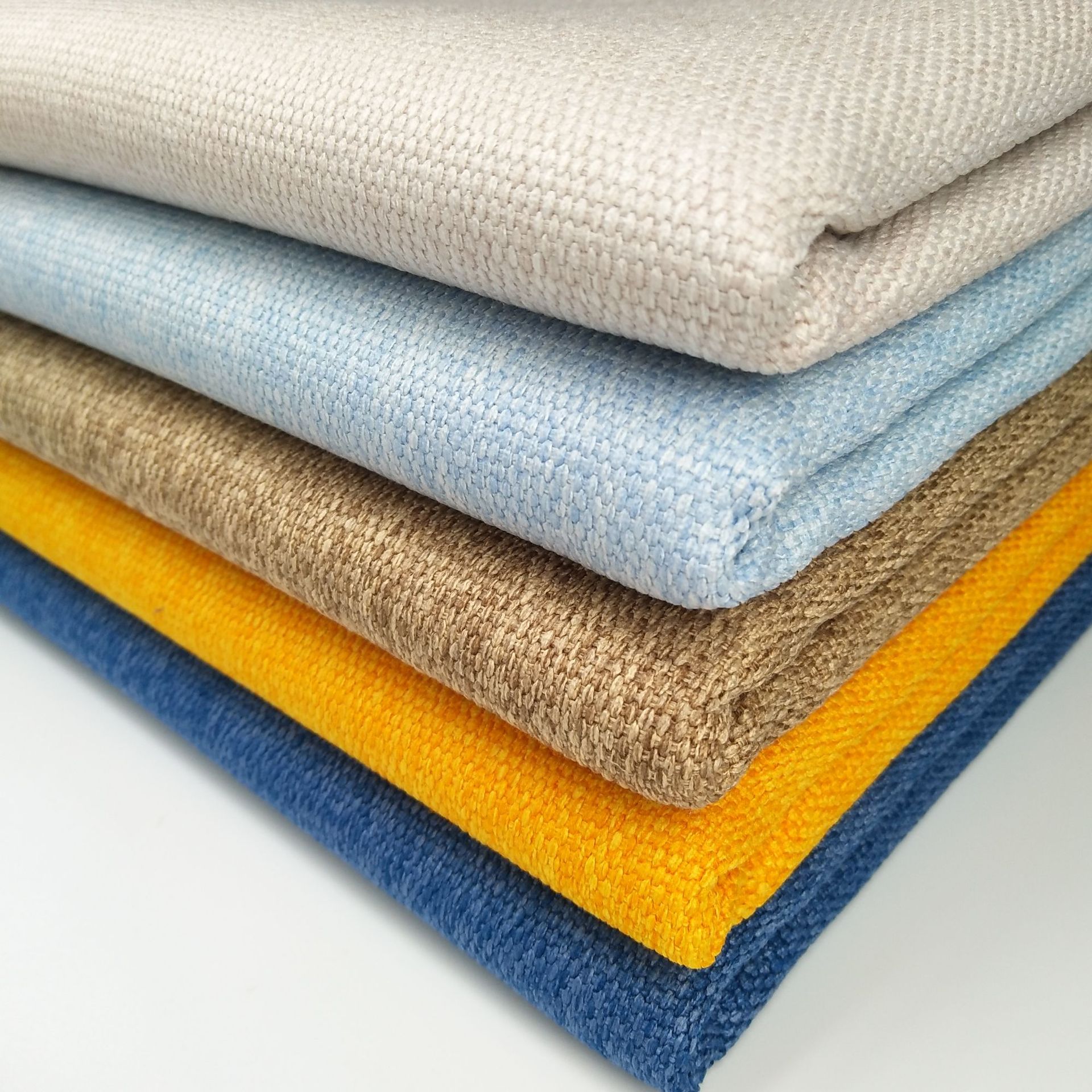 直销厂家沙发工程软包硬包粗麻面料批发加厚棉麻五彩麻纯色粗麻布