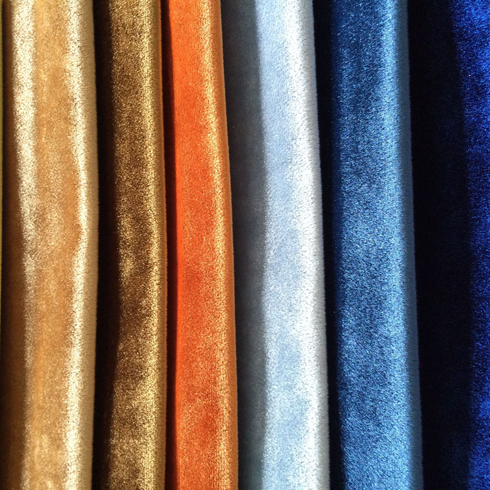 银丝绒布 金丝绒坐垫沙发布服装纺织面料 复合网棉布tc布批发