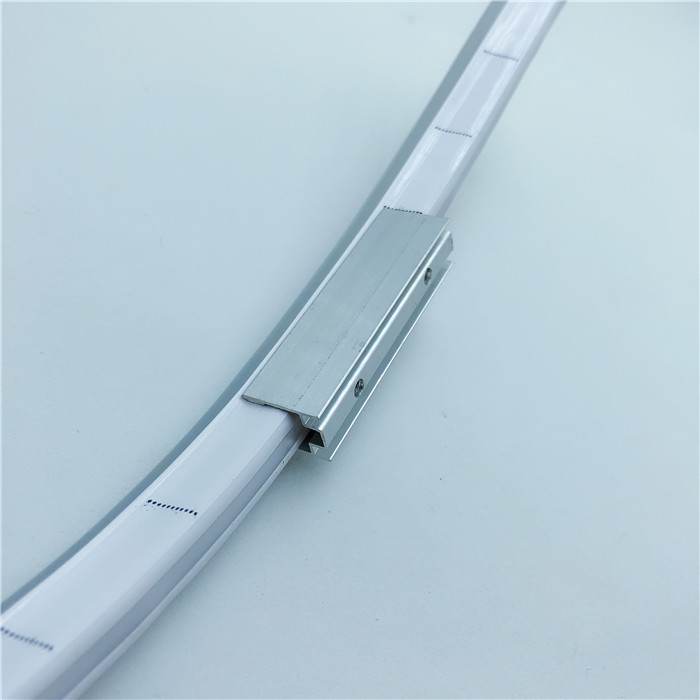 led柔性霓虹灯带固定卡扣卡子卡座卡槽2835高低压灯条铝合金卡夹