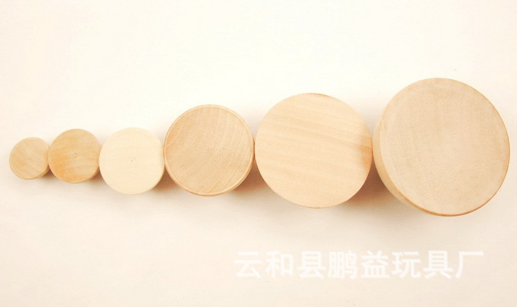 Producer Direct Supply Wooden Semicircle Ball Hemisphere Primary Color 1/2 Building Blocks Teaching Aids Wooden Learning Aids