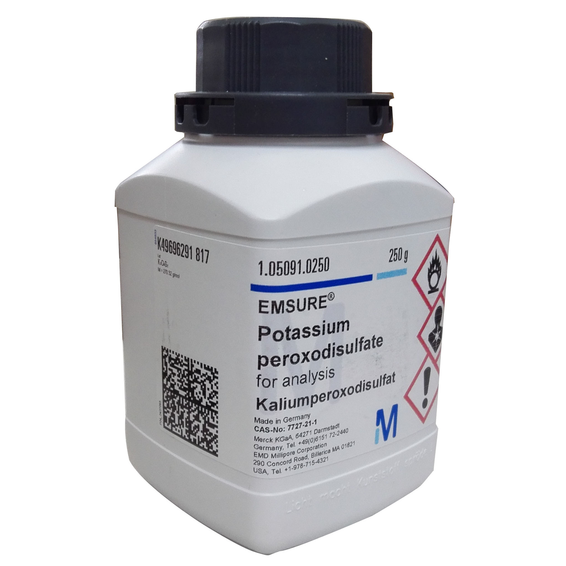 过硫酸钾液 进口德国默克merck-优级纯 氮含量0.001% 250g