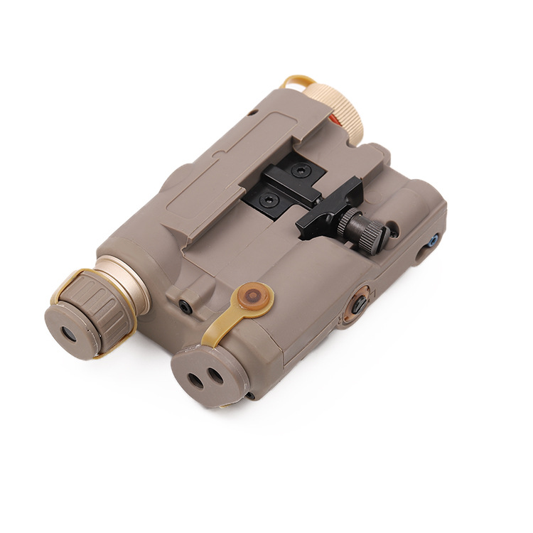 跨境专供 peq-15激光电池盒子 升级版红绿光指示器强光手电ir夜视