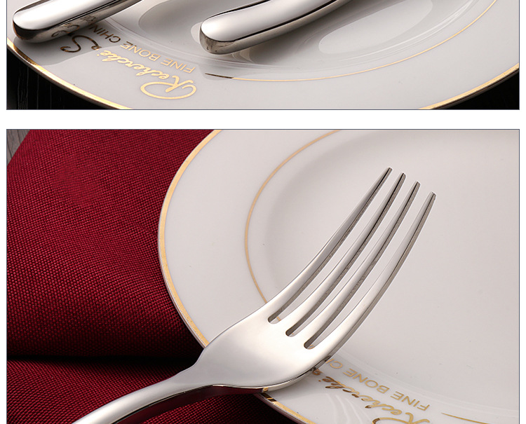 牛排刀餐叉 高档不锈钢刀叉酒店餐具 月光buddha西餐刀叉勺加厚