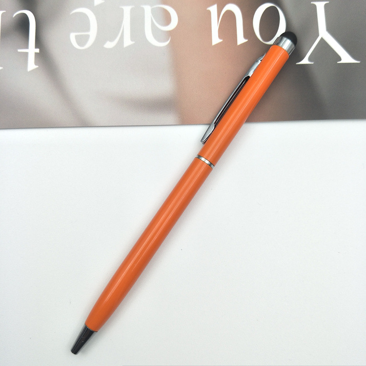 牙签笔 小高士电容笔两用手写笔 金属铝杆圆珠笔旋动触屏触控笔