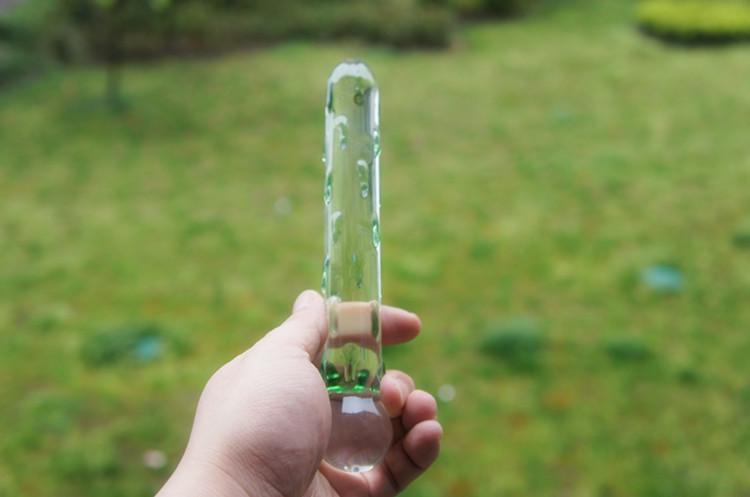 跨境水晶玻璃按摩棒玻璃阳具后庭肛塞夫妻情趣用品厂家批发