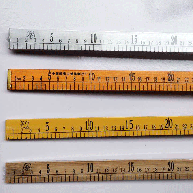 厂家直销一米尺子一米直尺铝合金木质竹制塑料米尺测量尺子