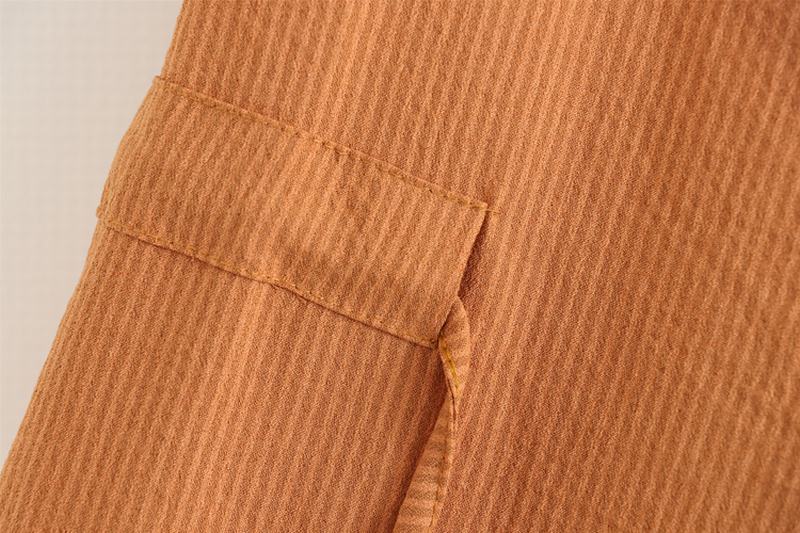 肥肥胖胖大码女装专卖2017 胖mm加肥加大领口网纱拼接竖条纹收腰