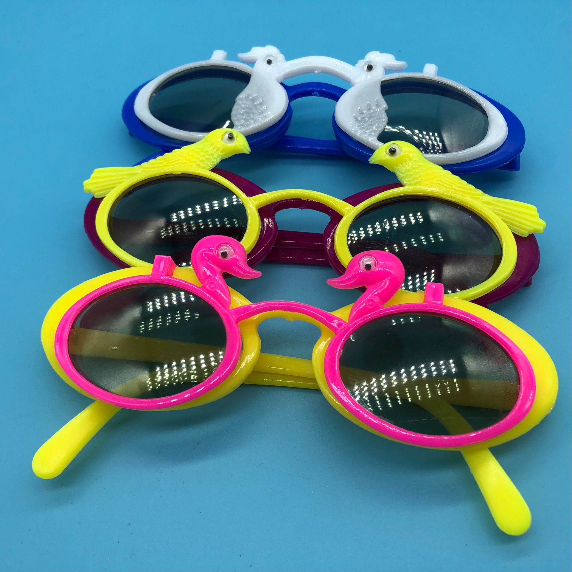 眼镜 儿童卡通玩具眼镜 双镜面 太阳镜 1元批发货源 赠品小礼品