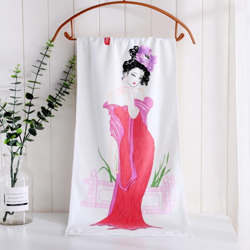 变色毛巾加厚神奇创意魔术毛巾超细纤维温度变化毛巾可加logo厂家