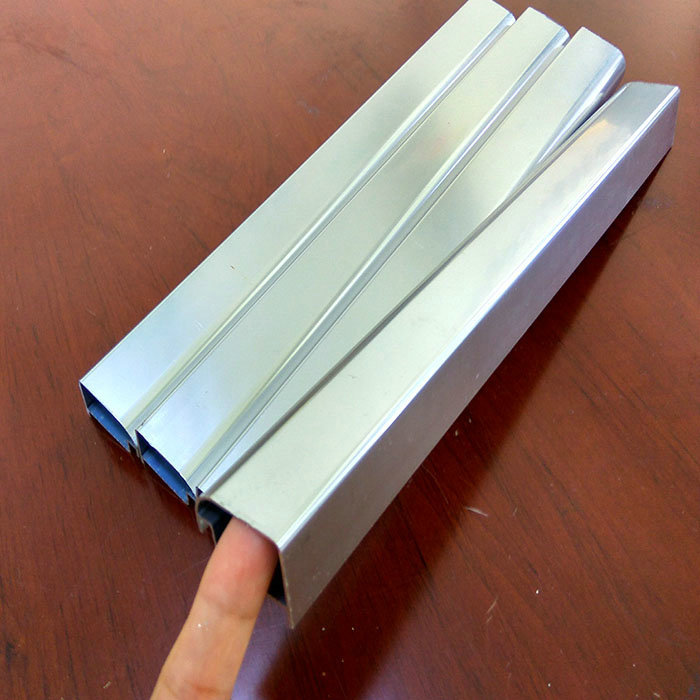 抛光亮光型材 铝合金u型包边条 抛光亮光银色u型家具包边条